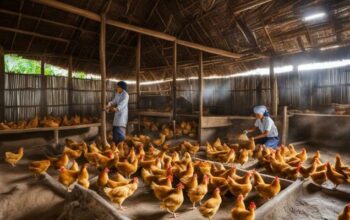 Budidaya ayam pedaging teknologi dengan broiler nusantara organik juga menerapkan melalui