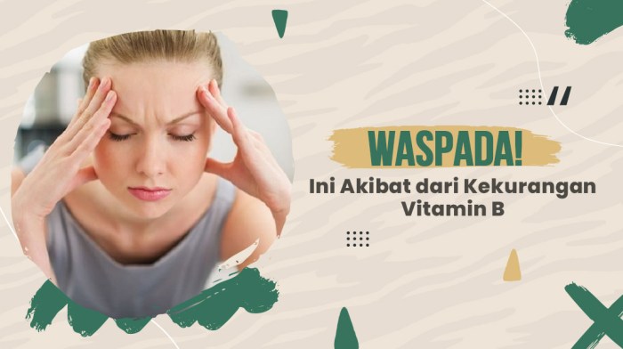 Masalah pertumbuhan akibat kekurangan vitamin B kompleks
