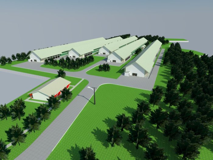 Desain kandang closed house 2025